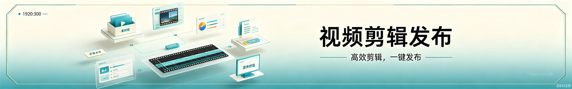 视频剪辑发布